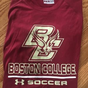 Boston College Soccer T Shirt  Size Adult  Medium